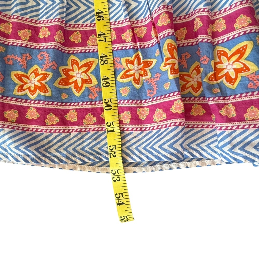 NWT Talbots Charming Floral Belted Voile Mazi Dress size 12 cotton, lined - Picture 13 of 15